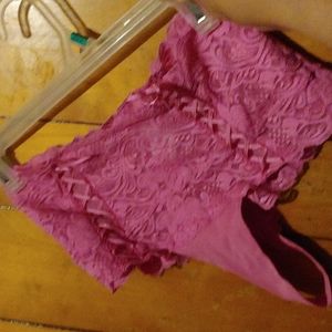 ❤Vintage Hott Pink Tanga Thong Panty NWOT